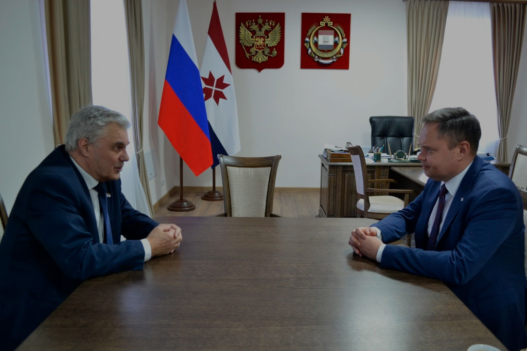 Председатель Госсобрания Мордовии Владимир Чибиркин встретился с генеральным директором ТПК "Верстакофф"